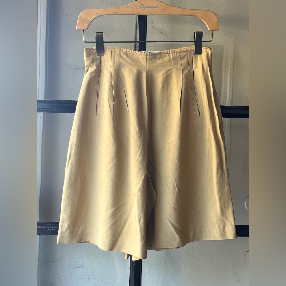 Darling 90’s High Rise Ann Taylor Drapey Safari Rayon Silk Shorts